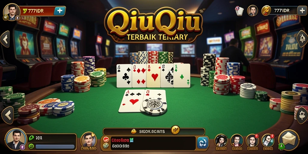 Tampilan grafis permainan QiuQiu yang menawan dalam 777IDR.