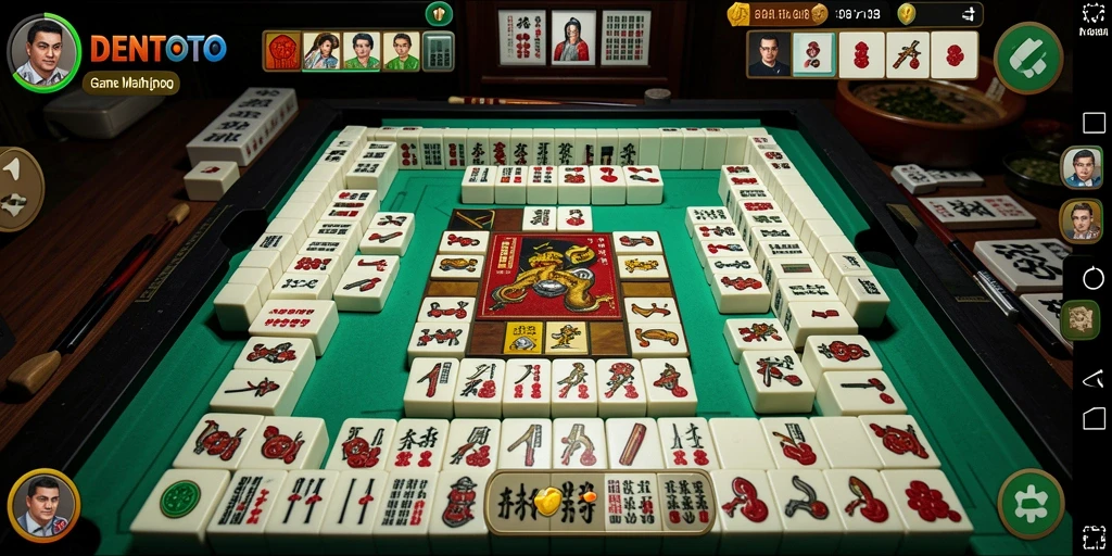 Gameplay seru DENTOTO dengan tantangan Mahjong yang menarik.