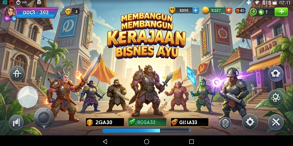 Tampilan gameplay GIGA33 yang menarik dan penuh strategi.