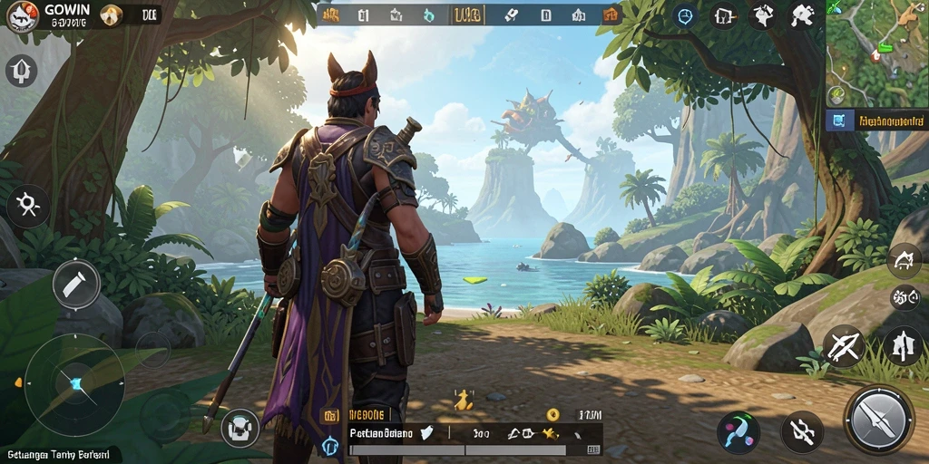 Gameplay GOWIN yang menakjubkan di dunia terbuka.