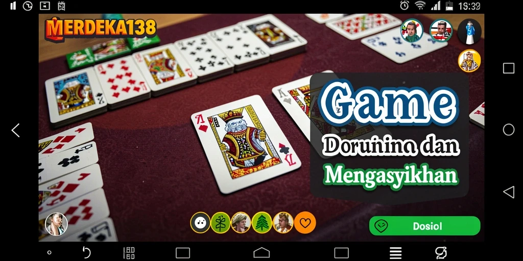 Screenshot gameplay Domino yang menarik dan menyenangkan.