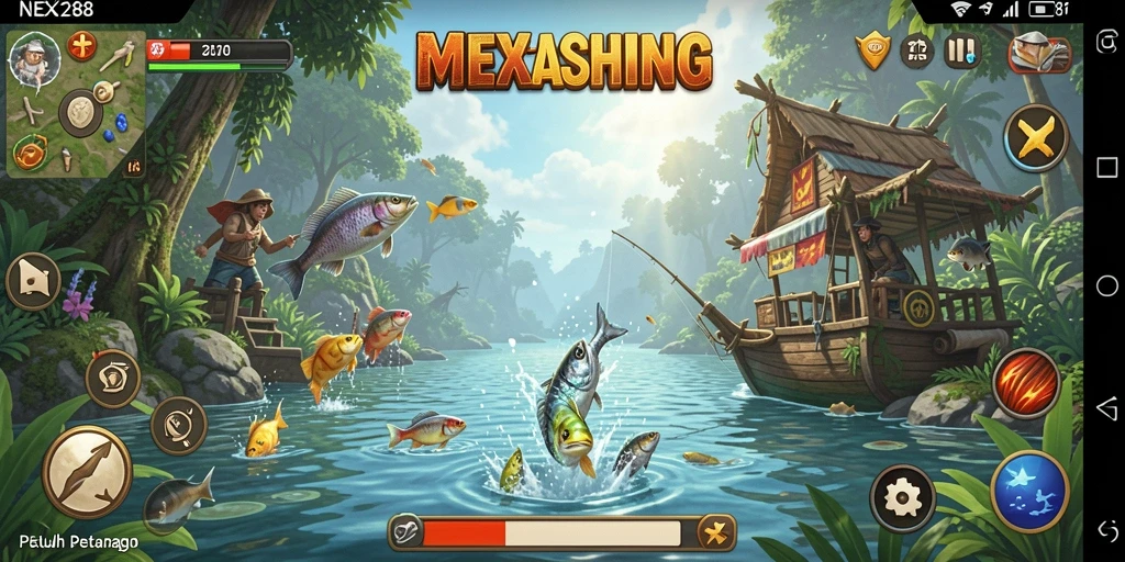 Tangkapan ikan yang mengesankan dalam gameplay NEX288.