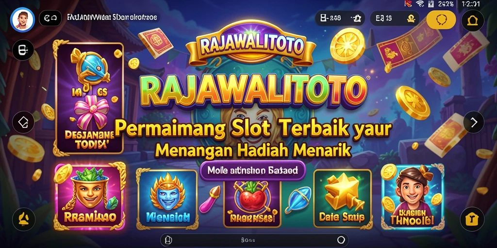 Screenshot gameplay RAJAWALITOTO yang menampilkan putaran slot menarik.
