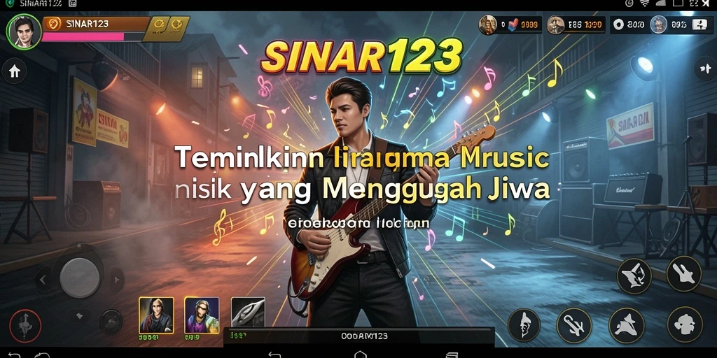 Tangkapan layar gameplay <strong>SINAR123</strong> yang menunjukkan tantangan musik yang menarik.