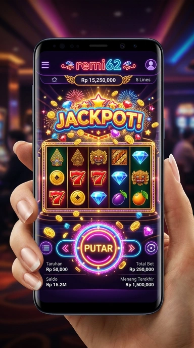 Screenshot antarmuka pengguna remi62 yang jelas dan intuitif.